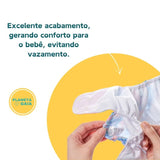 Kit Enxoval 32 Fraldas Ecológicas Happy Flute + 40 Absorventes + Sacola Impermeável + Liner
