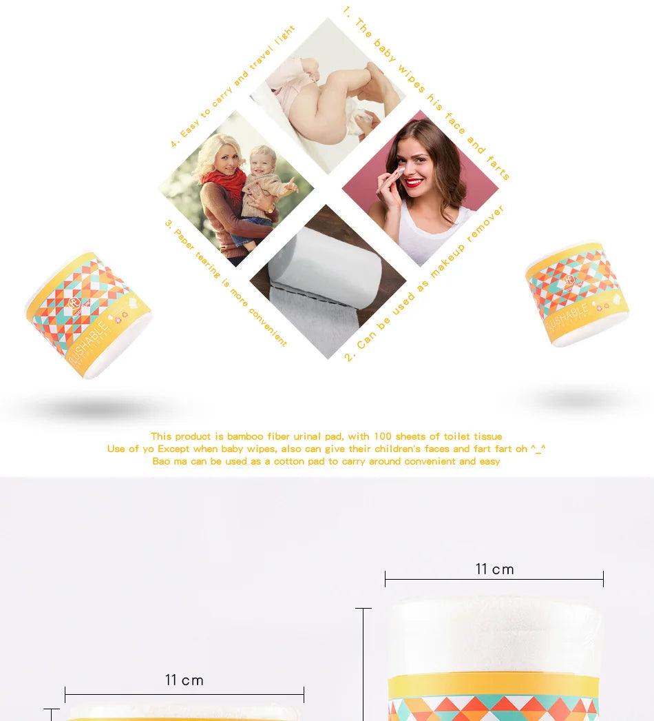 Kit 5 Rolo Liner Biodegradável para Fralda Ecológica Happy Flute - Planeta Gaia