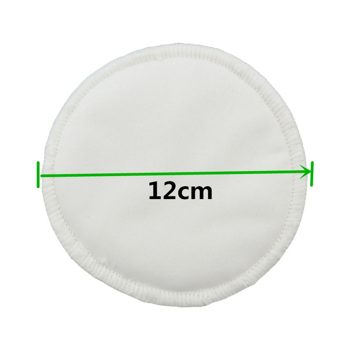 4 Unidades de absorventes para seios feitos de Fibra de bambu – laváveis e reutilizáveis para amamentação.