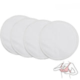 4 Unidades de absorventes para seios feitos de Fibra de bambu – laváveis e reutilizáveis para amamentação.