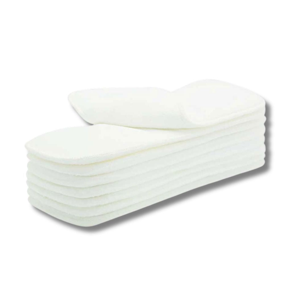 20 Absorventes de Microfibra Happy Flute de Alta qualidade  – Reutilizável, Lavável (4 Camadas)