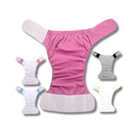 Kit 2 Fraldas Ecológicas Reutilizável para Adultos | Ajustável, Confortável e Lavável – Absorvente Carvão e Microfibra